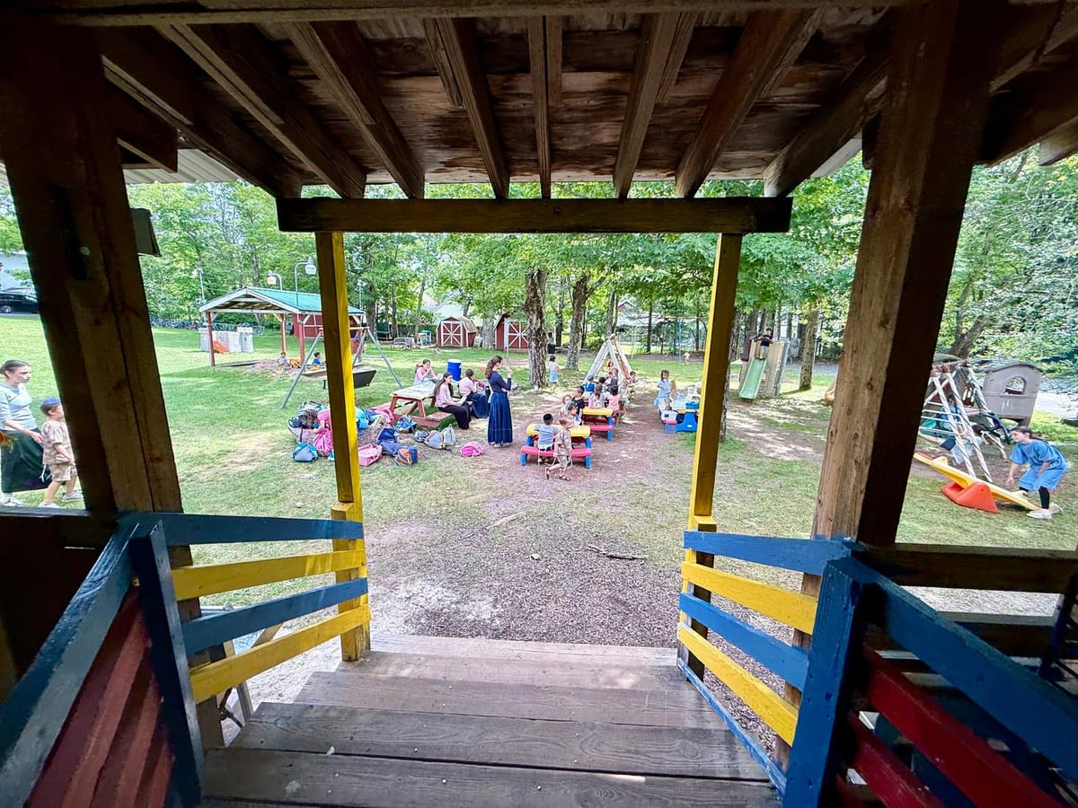 A moment from summer at Camp Sharon